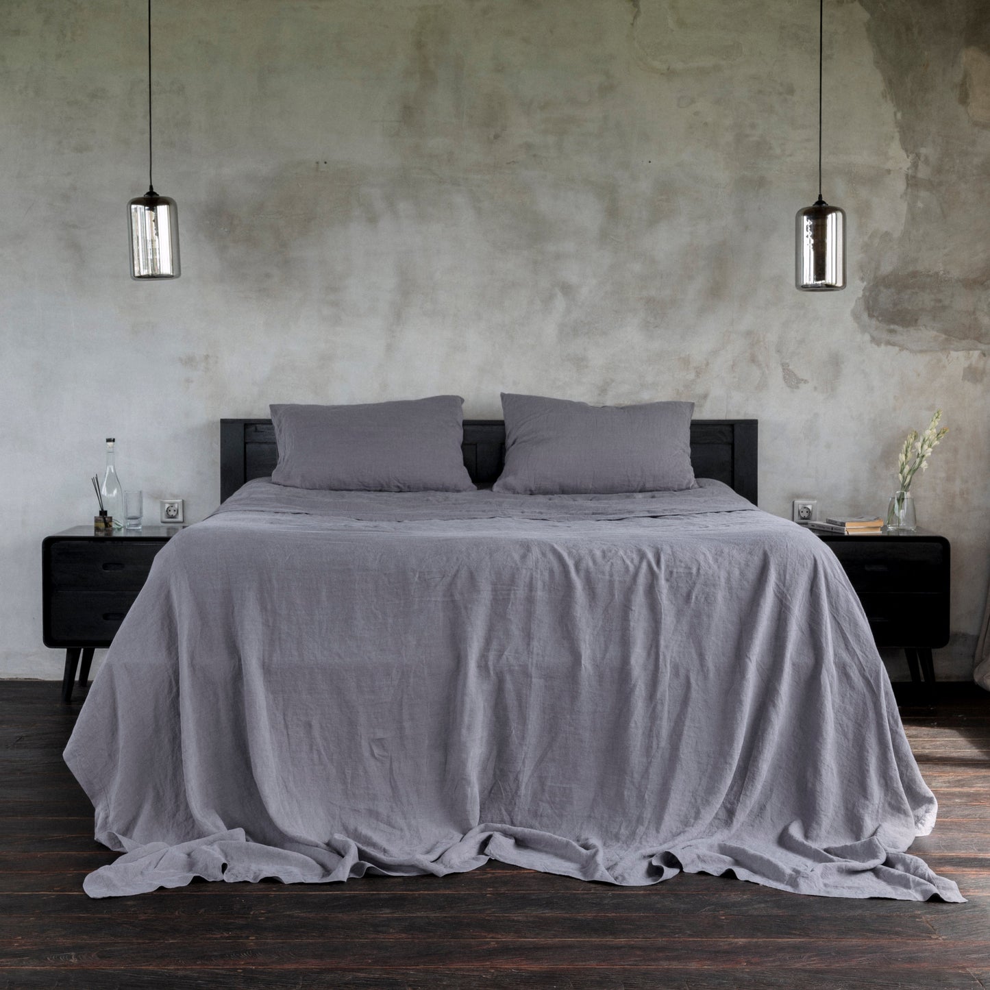 Linen Flat Sheet with Pillowcases - BEDLAM - Sustainable European-made Linen